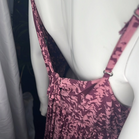 Wild Fable Summer Bohemian  Sun Dress Medium Purple Floral  HAS POCKETS!!! - Picture 4 of 8
